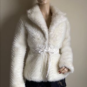 Victoria’s Secret faux fur jacket Xs